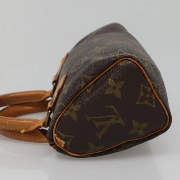 LOUIS VUITTON Monogram Mini Speedy Hand Bag - Picture 5 of 15